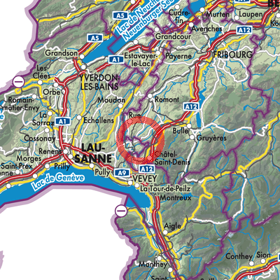 Landkarte Saint-Martin (FR)