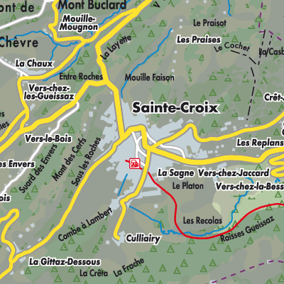 Übersichtsplan Sainte-Croix