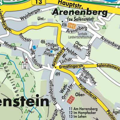 Stadtplan Salenstein
