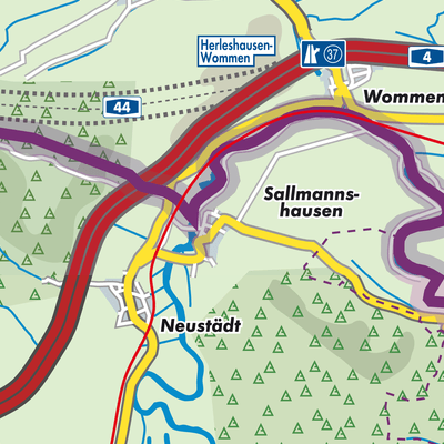 Übersichtsplan Sallmannshausen