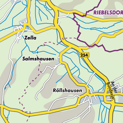 Übersichtsplan Salmshausen