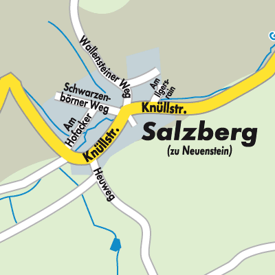 Stadtplan Salzberg
