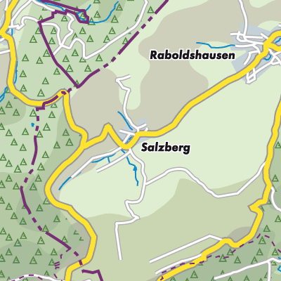 Übersichtsplan Salzberg