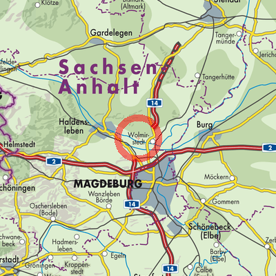 Landkarte Samswegen
