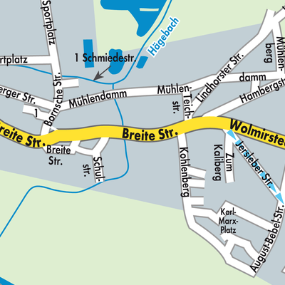 Stadtplan Samswegen
