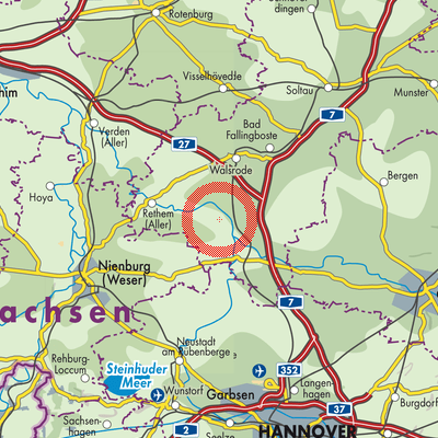 Landkarte Samtgemeinde Ahlden