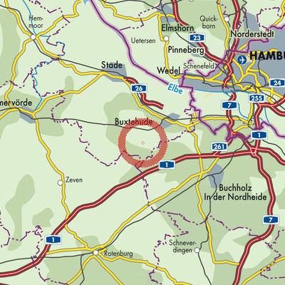 Landkarte Samtgemeinde Apensen