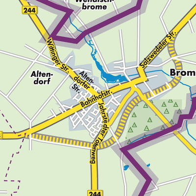 Übersichtsplan Samtgemeinde Brome