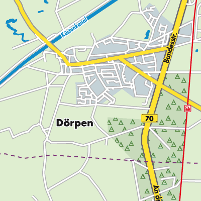 Übersichtsplan Samtgemeinde Dörpen