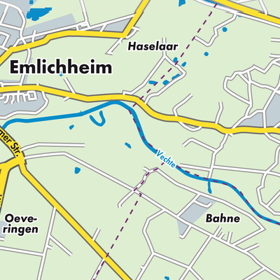 Übersichtsplan Samtgemeinde Emlichheim