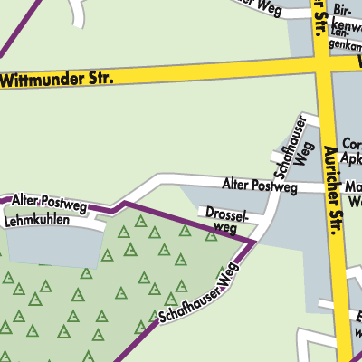 Stadtplan Samtgemeinde Esens