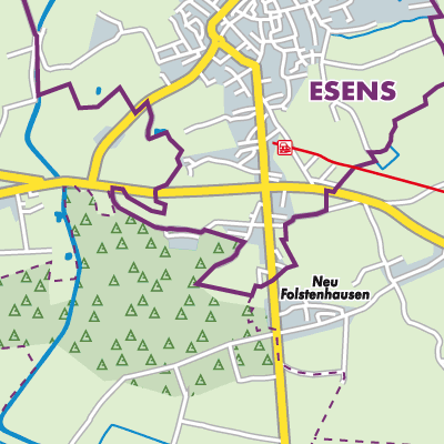 Übersichtsplan Samtgemeinde Esens