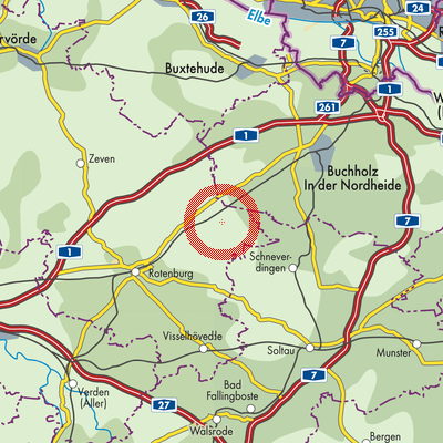 Landkarte Samtgemeinde Fintel