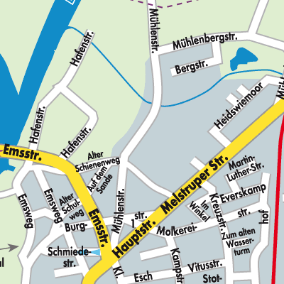 Stadtplan Samtgemeinde Lathen