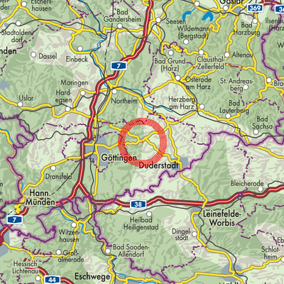 Landkarte Samtgemeinde Radolfshausen