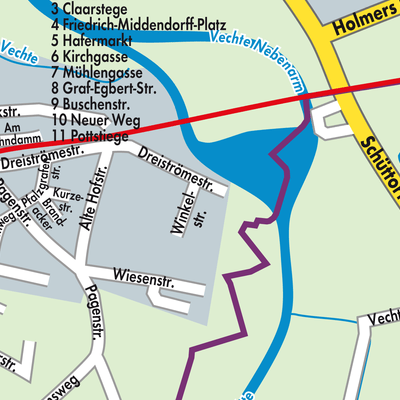 Stadtplan Samtgemeinde Schüttorf