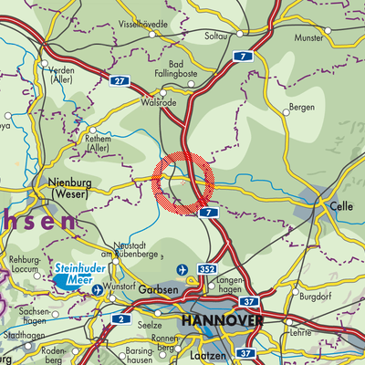Landkarte Samtgemeinde Schwarmstedt