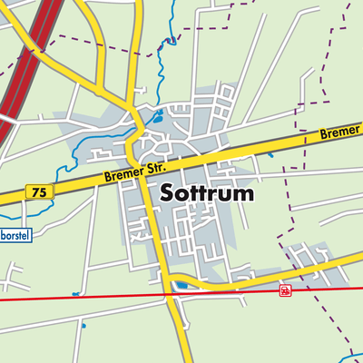 Übersichtsplan Samtgemeinde Sottrum