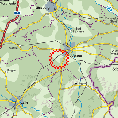 Landkarte Samtgemeinde Suderburg
