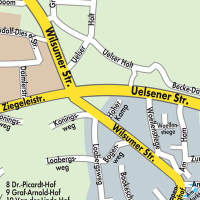 Stadtplan Samtgemeinde Uelsen