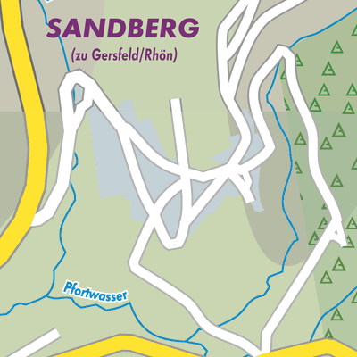Stadtplan Sandberg