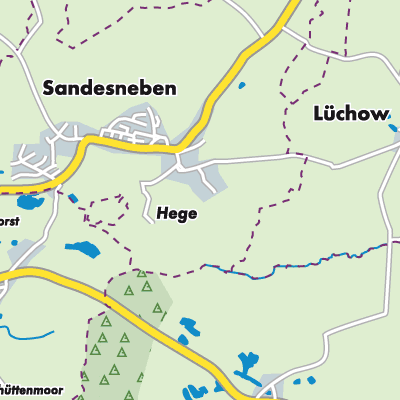 Übersichtsplan Sandesneben-Nusse