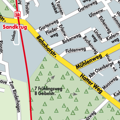 Stadtplan Sandkrug