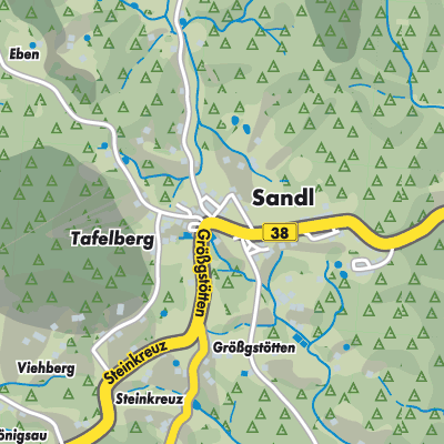 Übersichtsplan Sandl