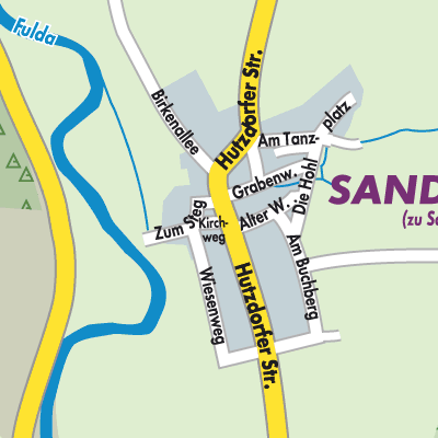 Stadtplan Sandlofs