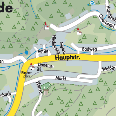 Stadtplan St. Aegyd am Neuwalde