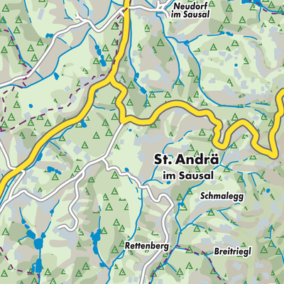 Übersichtsplan Sankt Andrä-Höch