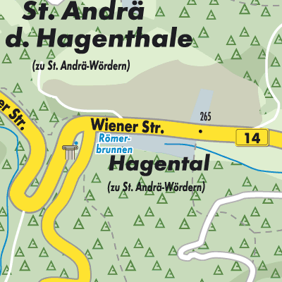 Stadtplan Sankt Andrä-Wördern