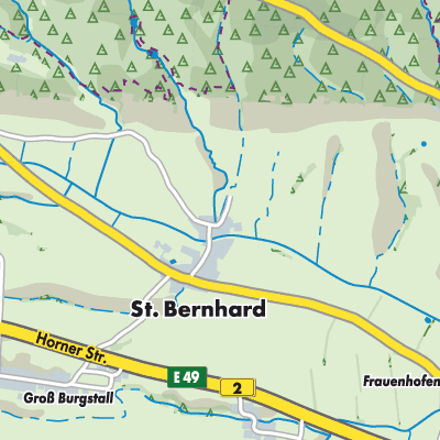 Übersichtsplan St. Bernhard-Frauenhofen