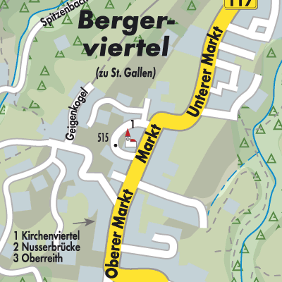 Stadtplan Sankt Gallen