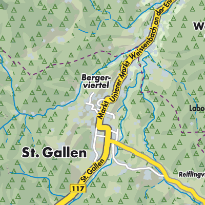 Übersichtsplan Sankt Gallen