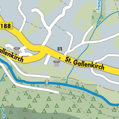 Stadtplan Sankt Gallenkirch