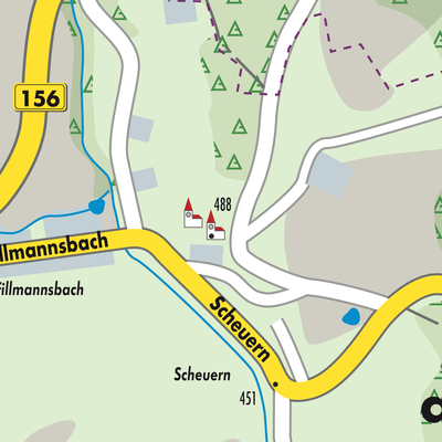 Stadtplan St. Georgen am Fillmannsbach