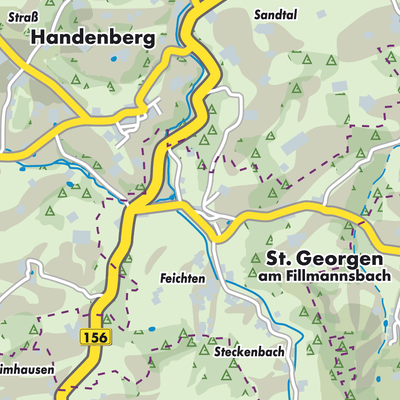 Übersichtsplan St. Georgen am Fillmannsbach