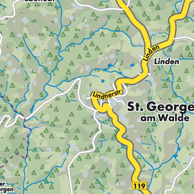 Übersichtsplan St. Georgen am Walde