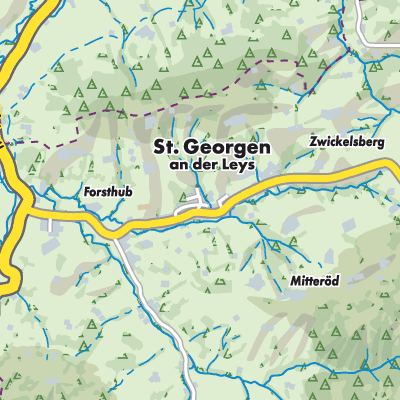 Übersichtsplan St. Georgen an der Leys