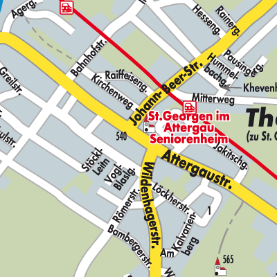 Stadtplan St. Georgen im Attergau