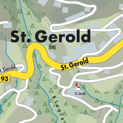 Stadtplan Sankt Gerold