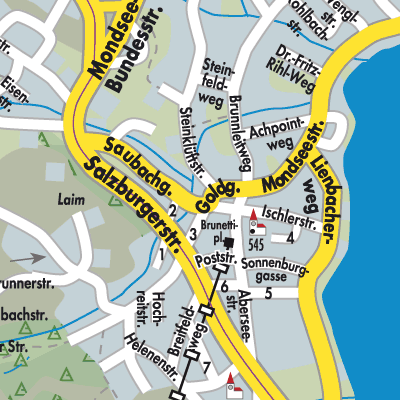 Stadtplan Sankt Gilgen