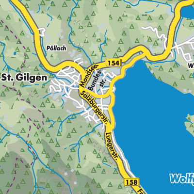 Übersichtsplan Sankt Gilgen