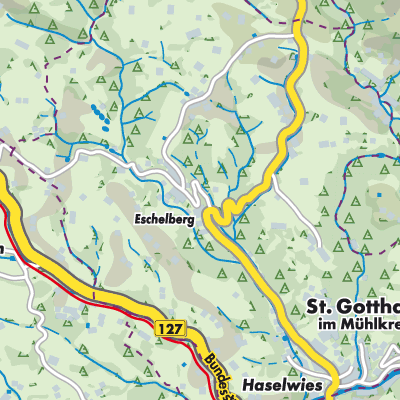 Übersichtsplan St. Gotthard im Mühlkreis