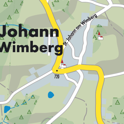 Stadtplan St. Johann am Wimberg