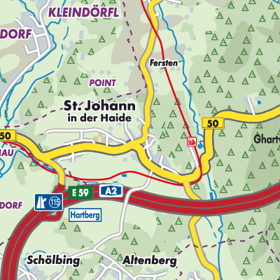 Übersichtsplan Sankt Johann in der Haide