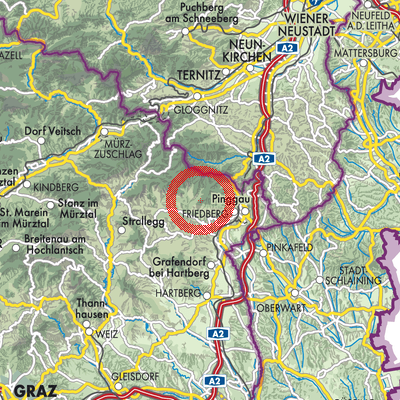 Landkarte St. Lorenzen