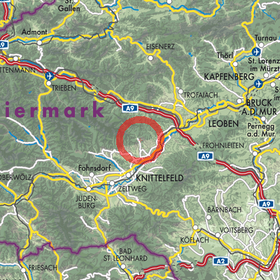 Landkarte Sankt Marein-Feistritz