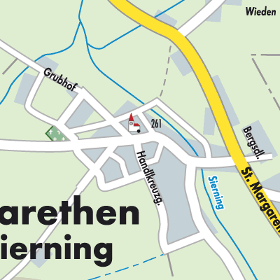 Stadtplan Sankt Margarethen an der Sierning